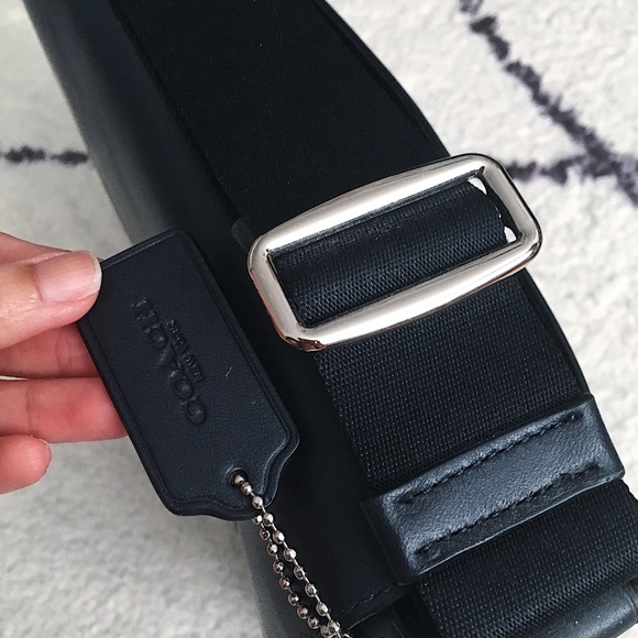 NWT Authentic Coach Men’s Leather Bag - Picture 4 of 10